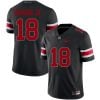 Ohio State Buckeyes #18 Marvin Harrison Jr. College Football Jersey Black