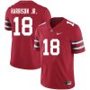 Ohio State Buckeyes #18 Marvin Harrison Jr. College Football Jersey Scarlet
