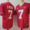 Ohio State Buckeyes #7 Stroud NCAA Football Jersey Red
