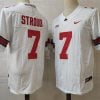 Ohio State Buckeyes #7 Stroud NCAA Football Jersey White