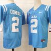 Ole Miss Rebels #2 Corral NCAA Football Jersey