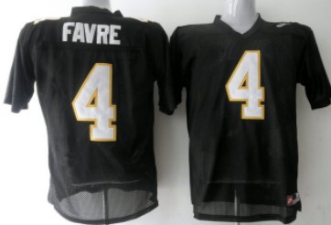 Southern Miss Golden Eagles #4 Favre Black Jersey