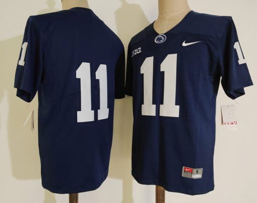 Washington State Cougars #11 No Name NCAA Football Jersey Dark Blue