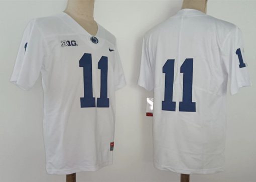 Washington State Cougars #11 Parsons NCAA Football Jersey White No Name