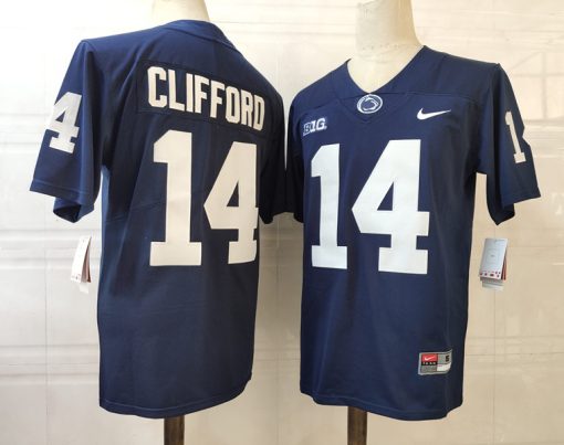 Washington State Cougars #14 Clifford NCAA Football Jersey Dark Blue
