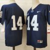 Washington State Cougars #14 Cougar No Name NCAA Football Jersey Blue