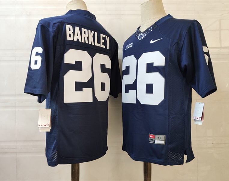 Washington State Cougars #26 Barkley NCAA Football Jersey Dark Blue