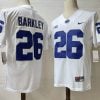 Washington State Cougars #26 Barkley NCAA Football Jersey White
