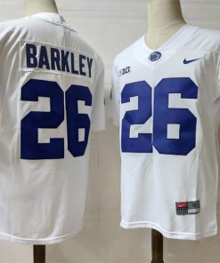 Washington State Cougars #26 Barkley NCAA Football Jersey White