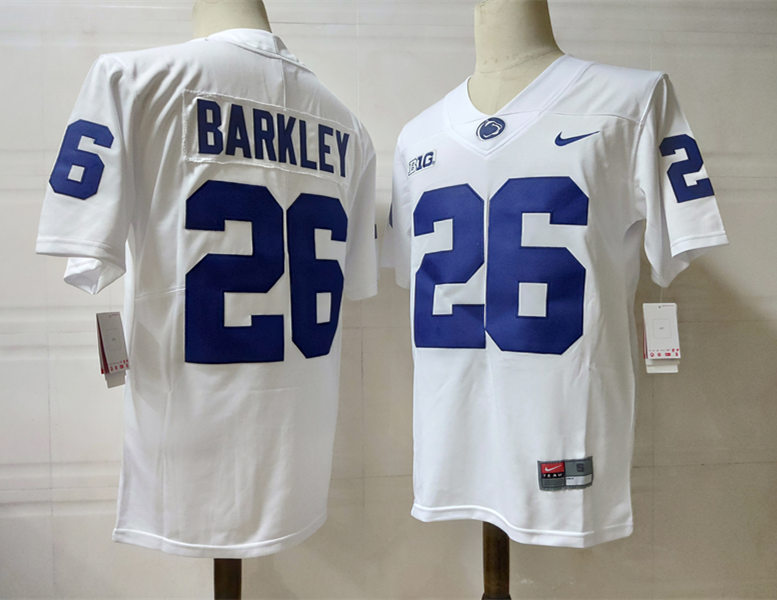 Washington State Cougars #26 Barkley NCAA Football Jersey White