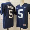 Washington State Cougars #5 Dotson NCAA Football Jersey Dark Blue