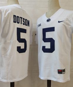 Washington State Cougars #5 Dotson NCAA Football Jersey White