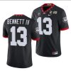Georgia Bulldogs #13 Stetson Bennett IV Black Game College Football Jersey