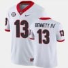 UGA #13 Stetson Bennett IV Jersey White College Football