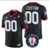 Georgia Bulldogs Players Jersey Honoring Vince Dooley Patch Custom Black