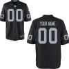 Las Vegas Raiders Home Game Jersey Custom Football Black