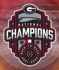 National Champions 2022 Patch for Georgia