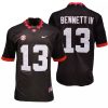 Georgia Bulldogs #13 Stetson Bennett IV Jersey Game College Football Black