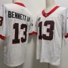 Georgia Bulldogs #13 Stetson Bennett IV Jersey White