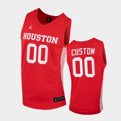 Houston Cougars Custom Name Number Red Replica College Basketball Jersey