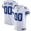 Dallas Cowboys Vapor Elite Custom Jersey White