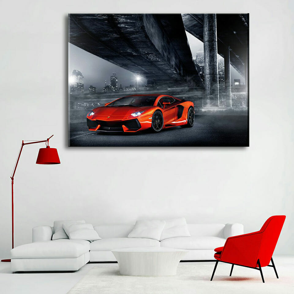 AVENTADOR LAMBO Multi Panel Canvas Wall Art - Image 4