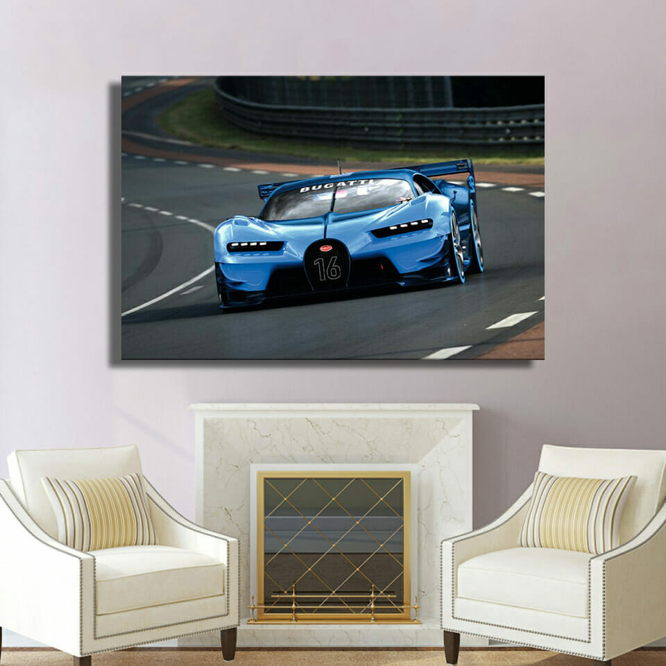 Sports Car Multi Panel Canvas Wall Art - Image 4