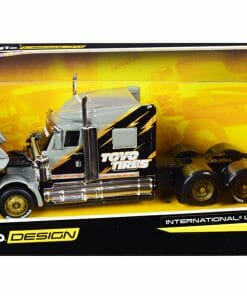 International LoneStar Truck Tractor "Toyo Tires" Gray and Black "Custom Rigs" 1/64 Diecast Model by Maisto