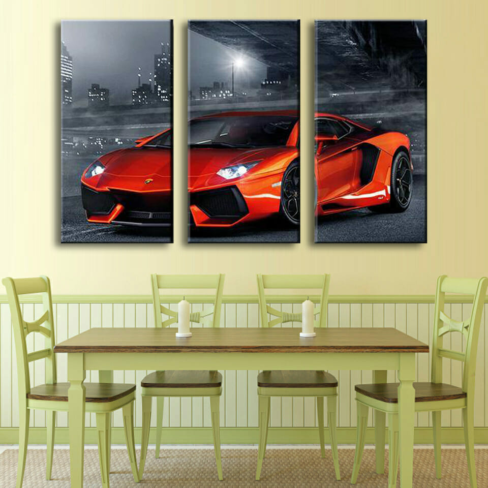 AVENTADOR LAMBO Multi Panel Canvas Wall Art - Image 3