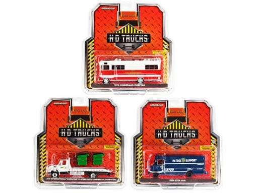 "Heavy Duty H.D. Trucks" Set of 3 pieces Series 22 1/64 Diecast Models by Greenlight