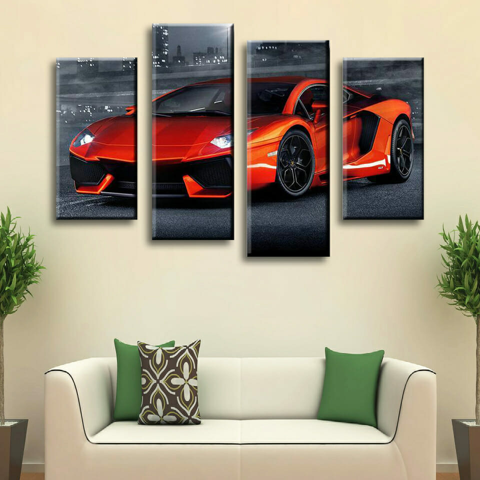 AVENTADOR LAMBO Multi Panel Canvas Wall Art - Image 2