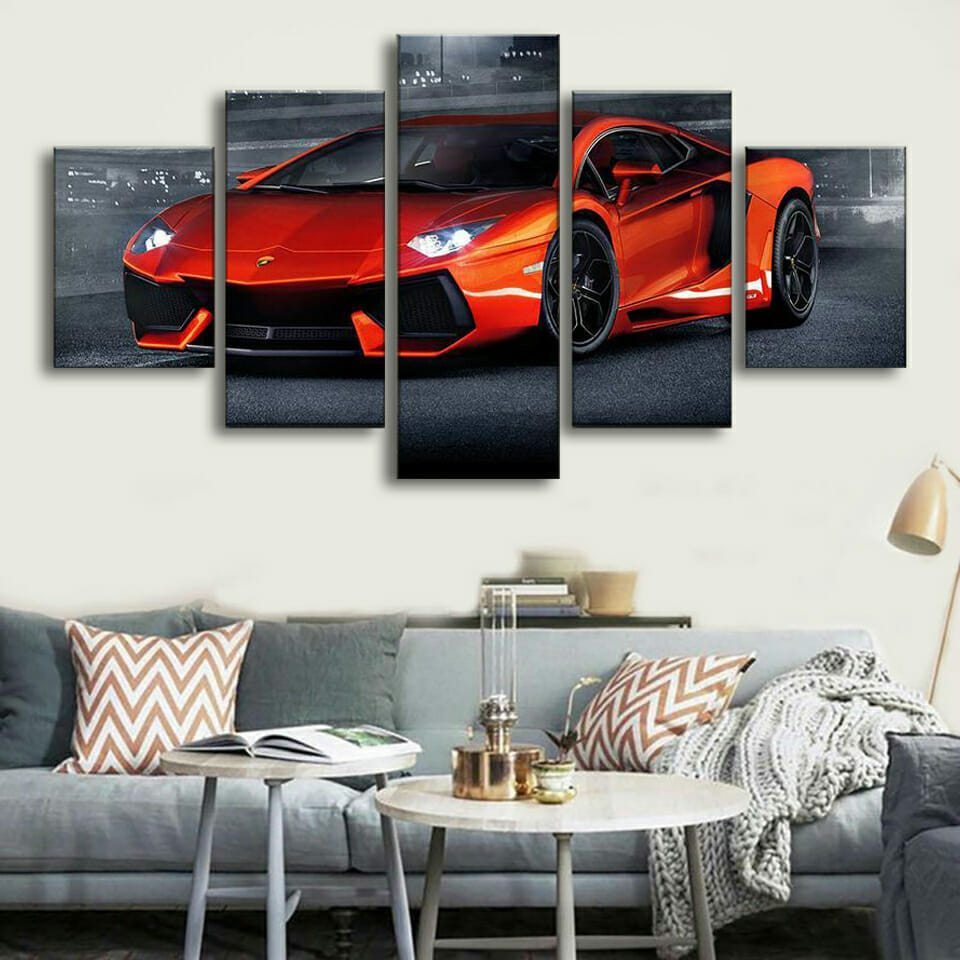 AVENTADOR LAMBO Multi Panel Canvas Wall Art
