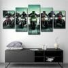 5 pieces colourful heavy motorcycle race main 0