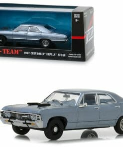 1967 Chevrolet Impala Sedan Steel Blue "The A-Team" (1983-1987) TV Series 1/43 Diecast Model Car by Greenlight