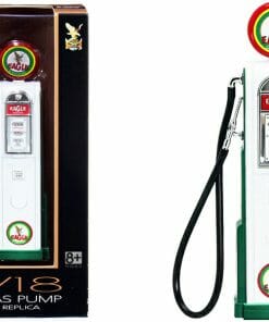 "Eagle Gasoline" Vintage Digital Gas Pump 1/18 Diecast Replica by Road Signature