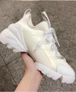 Breathable Vulcanized White Shoes