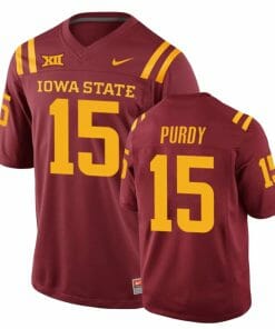 Brock Purdy Iowa State Jersey #15 NCAA College Football Red