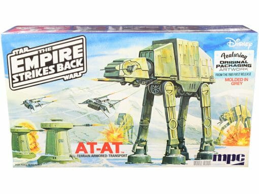 Skill 2 Model Kit AT-AT (All-Terrain Armored-Transport) "Star Wars_ The Empire Strikes Back" (1980) Movie 1/100 Scale Model by MPC