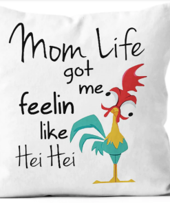 Mom Life Linen Pillow