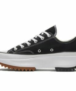 Platform Run Hike Skateboarding Black Shoes