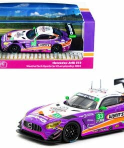 Mercedes AMG GT3 #33 Ben Keating - Jeroen Bleekemolen "Wynn's" WeatherTech SportsCar Championship (2019) 1/64 Diecast Model Car by Tarmac Works