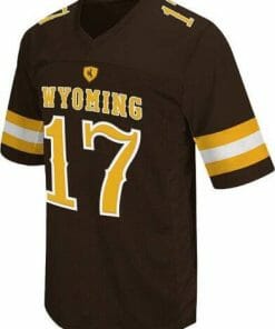 Josh Allen Wyoming Jersey 17 Original Retro Brand Brown NCAA Cowboys Football Game 1