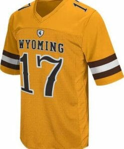 Josh Allen Wyoming Jersey #17 Original Retro Brand Gold NCAA Football Game