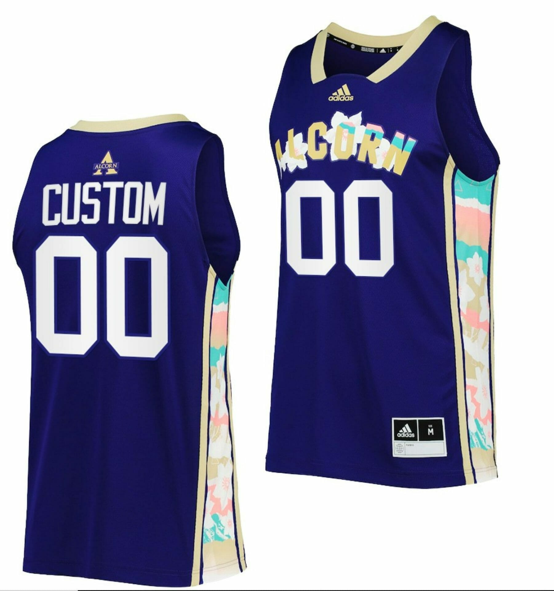 Custom Alcorn State Braves Jersey Name and Number College Basketball Purple