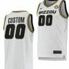 Custom Missouri Tigers Jersey Name and Number College Basketball White Home