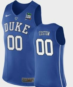 Custom Duke Blue Devils Jersey Name And Number Final Four College Basketball Blue