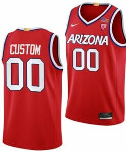 Custom Arizona Wildcats Jersey Name and Number  College Basketball Red