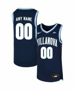 Custom Villanova Wildcats Jersey College Basketball Name and Number Elite Navy