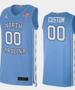 Custom North Carolina Jersey Name and Number Tar Heels College Basketball Blue Alumni