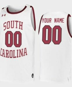 Custom South Carolina Gamecocks Jersey College Basketball White